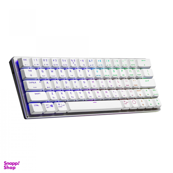کیبورد کولر مستر مدل K622 Silver White