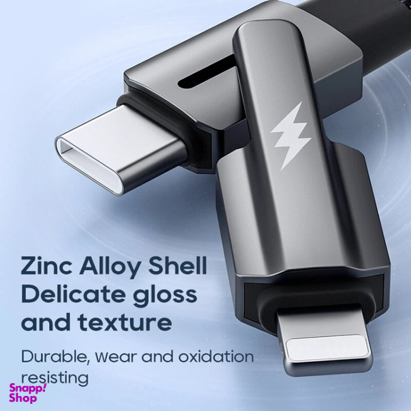 کابل تبدیل Type-C به Type-C/Lightning کوالا مدل KL-X72 طول 2 متر
