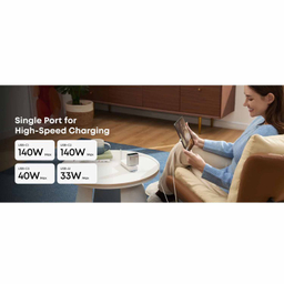 شارژر دیواری 140 وات انکر مدل B2697KZ1 (PD3.1) Zolo سه پین UK به همراه کابل U