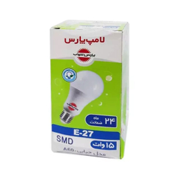 لامپ اس ام دی 15 وات پارس شهاب مدل A60 پایه E27