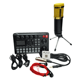 میکروفون کندانسر مدل Bm800 با کارت صدای Tanuki F998