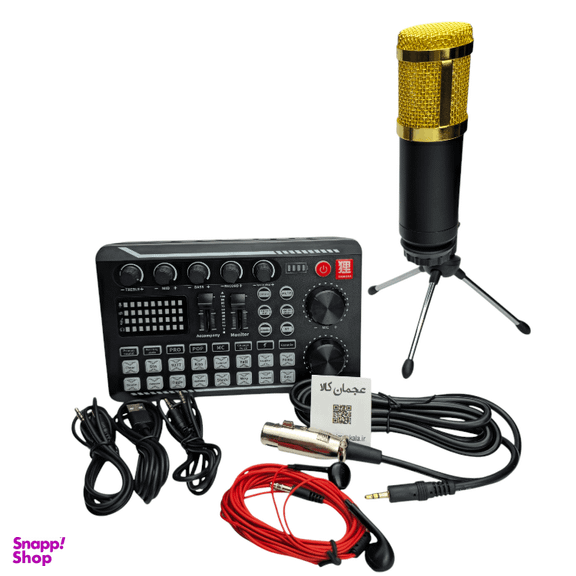 میکروفون کندانسر مدل Bm800 با کارت صدای Tanuki F998