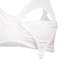 سوتین شیردهی لین مدل بدون فنر کد 4680-509 رنگ سفید