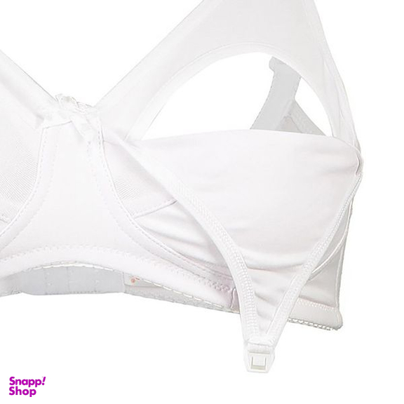 سوتین شیردهی لین مدل بدون فنر کد 4680-509 رنگ سفید