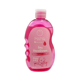 شامپو بچه سر و بدن مانا مدل پروتئین روغن نارگیل و ویتامینه حجم 400 میلی لیتر مجموعه 2 عددی