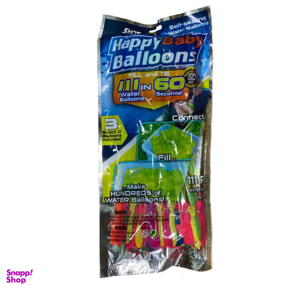 بادکنک مدل آب بازی کد 01 بسته ی 111 عددی