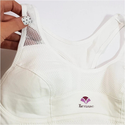 نیم تنه ورزشی زنانه مدل پشت قهرمانی رنگ سفید