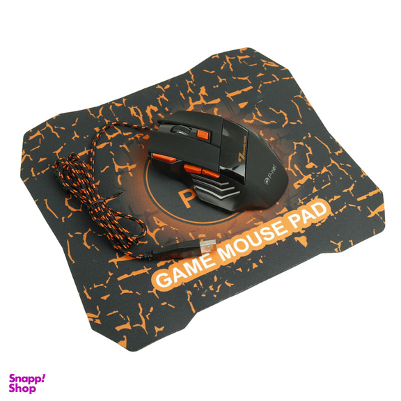 ماوس گیمینگ پی نت مدل P-net GM.15 به همراه پد ماوس