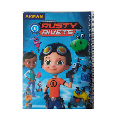 دفتر مشق 100 برگ آرمان مدل راستی مکانیک