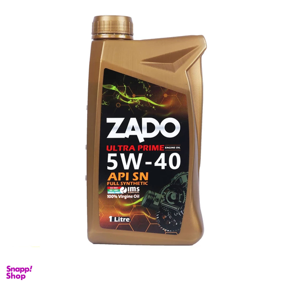 روغن موتور خودرو زادو مدل SAE 5W40-SN حجم 1 لیتر