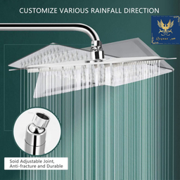 سردوش حمام پاپیروس مدل استیل قهرمان UP