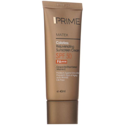 کرم ضدآفتاب بدون رنگ پریم مدل Anti Aging SPF 50 حجم 40 میلی لیتر