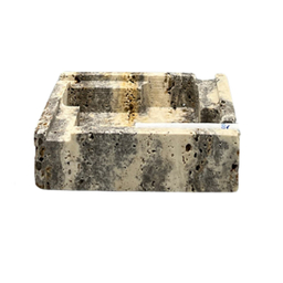 زیر سیگاری سنگی مدل تراورتن کد ZSTJF3501