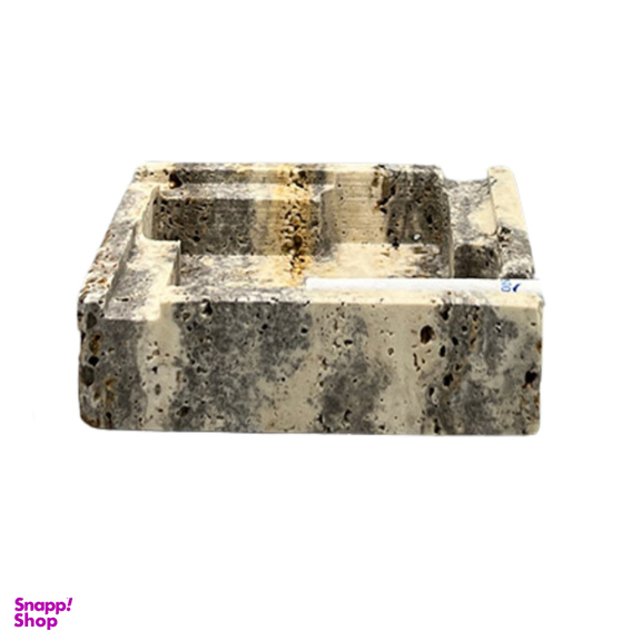 زیر سیگاری سنگی مدل تراورتن کد ZSTJF3501