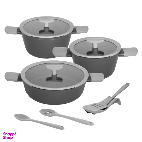 سرویس قابلمه و تابه گرانیت 10 پارچه لیدوما مدل لئو