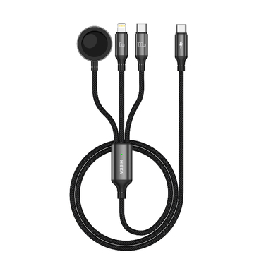 کابل تبدیل USB-C به Lightning / USB-C / Wireless هیسکا مدل LX-31 طول 1.2 متر