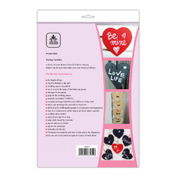 ابزار کادویی و تزئینی طرح قلب مدل LOVE BOARD بسته 6 عددی