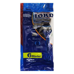 ژیلت لرد مدل 6 لبه پفکی کد 6Blader بسته 4 عددی