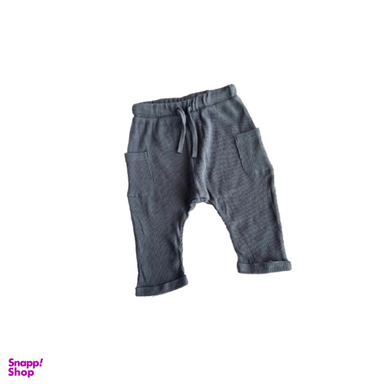 شلوار نوزادی مدل بیسکوییتی کد 1224 رنگ طوسی