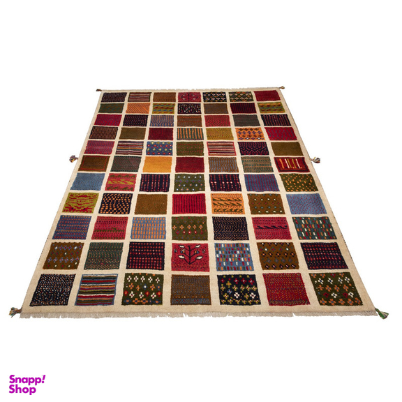 گبه دستباف سی پرشیا کد 122110 سایز 230x176 سانتی متر