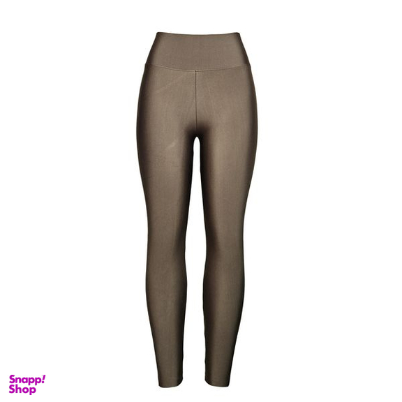 لگینگ زنانه رویین تن مدل براق رنگ سبز زیتونی