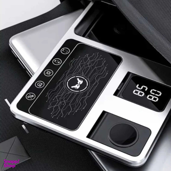 استند شارژر 4 کاره گرین مدل Green Lion 4 in 1 Wireless Charging Station 15W