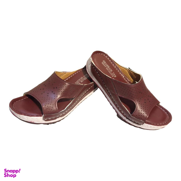 دمپایی زنانه شهرام طب مدل مهتاب رنگ زرشکی