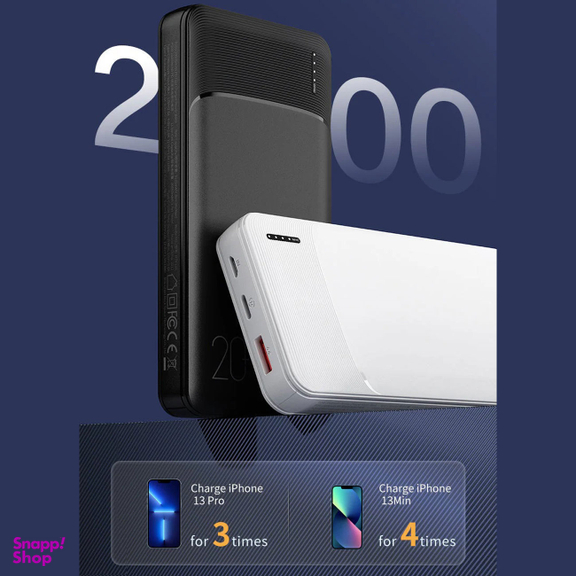 پاوربانک فست شارژ 30 وات راک مدل P200 ظرفیت 20000 میلی آمپر ساعت