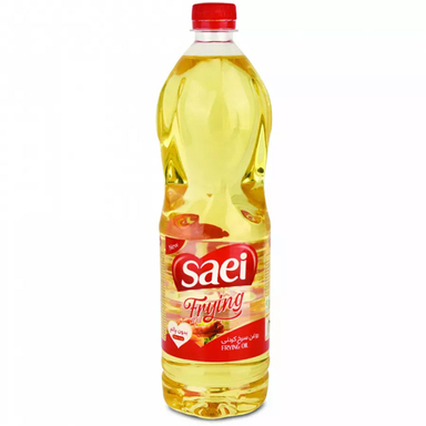 روغن سرخ کردنی بدون پالم شفاف ساعی وزن 810 گرم