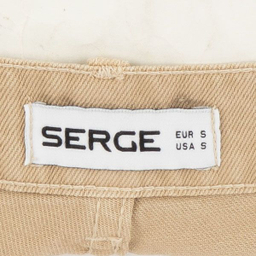 شلوارک زنانه سرژه مدل 229126 کتان رنگ کرم