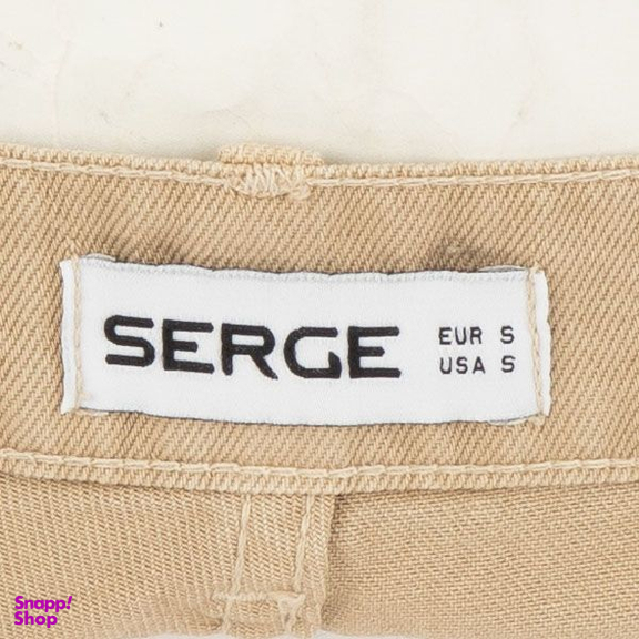 شلوارک زنانه سرژه مدل 229126 کتان رنگ کرم