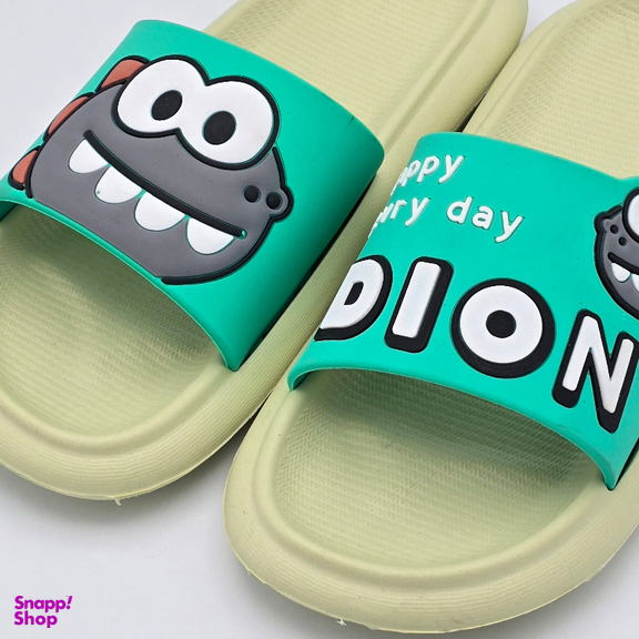 دمپایی زیتون مدل داینو کد 4752 رنگ سبز