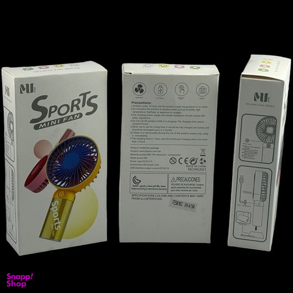 پنکه دستی طرح Sports کد 2002