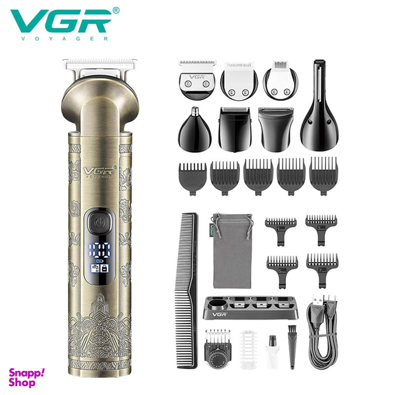 ست ماشین اصلاح موی صورت و بدن وی جی ار مدل V-110