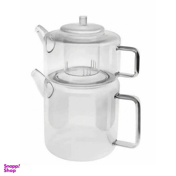 کتری و قوری پیرکس مادام کوکو مدل فلت کد 2321