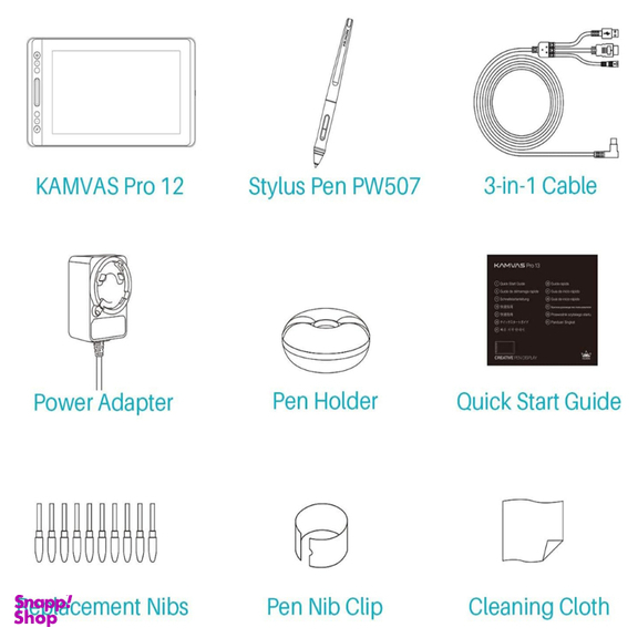 قلم نوری هویون Kamvas Pro 12