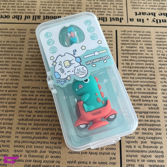 مسواک کودک طرح دایناسور تپلی موتوری کد 3