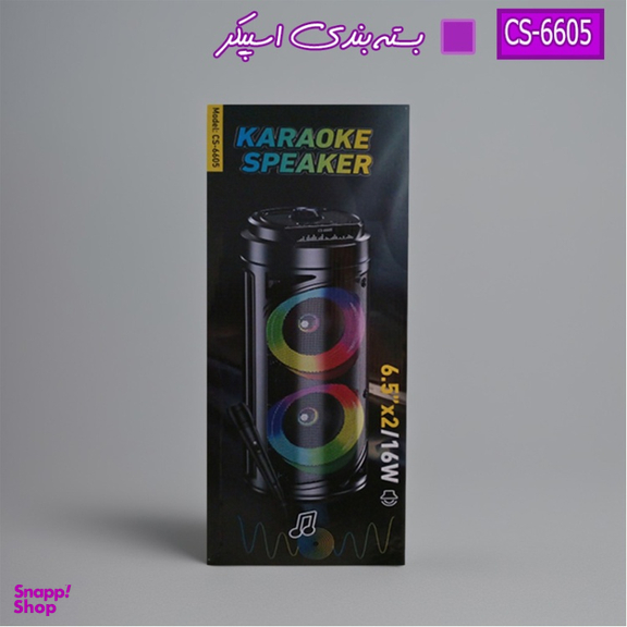 اسپیکر بلوتوثی قابل حمل مدل CS-6605