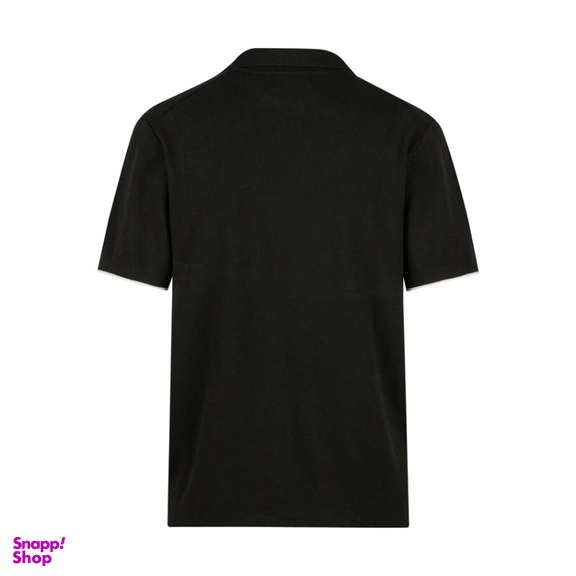 پولوشرت بافت آستین کوتاه مردانه مدل GD-s-17428672 رنگ مشکی