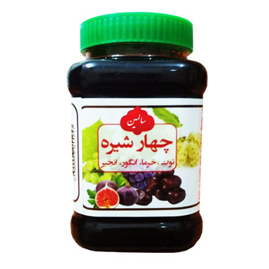 چهار شیره توت، خرما، انگور، انجیر سالمین وزن 900 گرم
