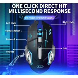 ماوس باسیم مکانیکی مخصوص بازی ایکس او مدل XO-M10