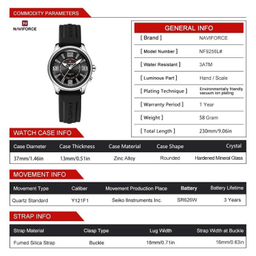 ست ساعت مچی عقربه‌ ای زنانه و مردانه نیوی فورس مدل NF9256