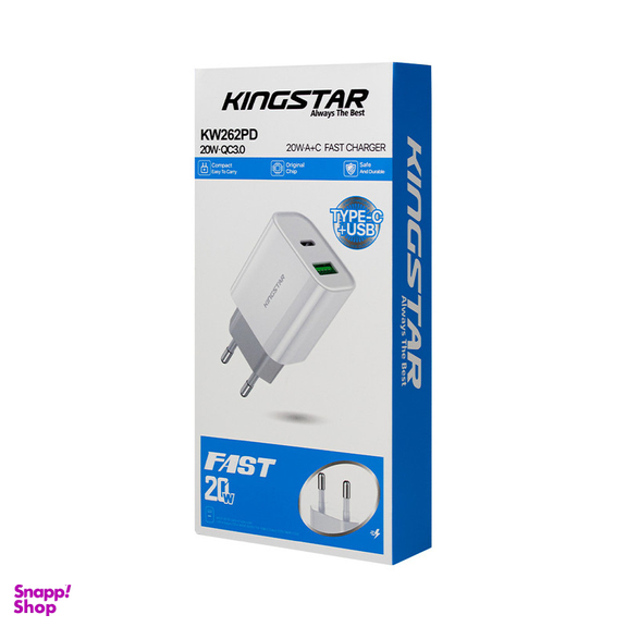 شارژر دیواری کینگ استار مدل KW262PD
