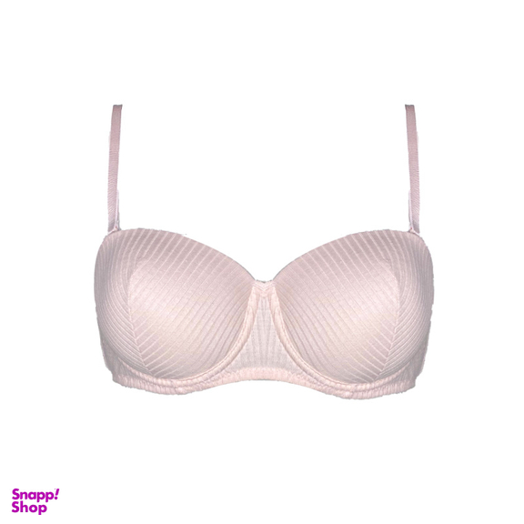 سوتین اسفنجی فنردار زنانه کد 2148 رنگ صورتی