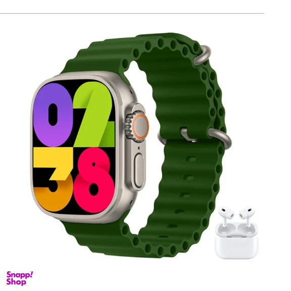 ساعت هوشمند و ایرفون بلوتوثی کیکویر مدل KW56 ULTRA3