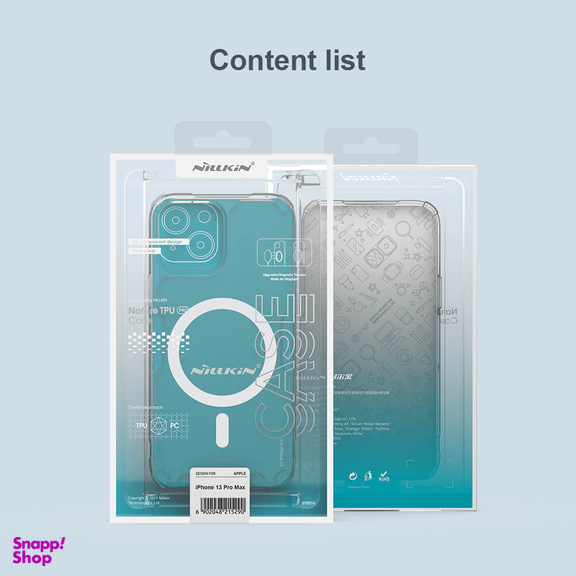 کاور نیلکین مدل Nature TPU Pro Magnetic مناسب برای گوشی موبایل اپل iphone 13