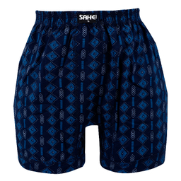 شورت مردانه ساحل مدل پادار چاپی کد 266 بسته 6 عددی