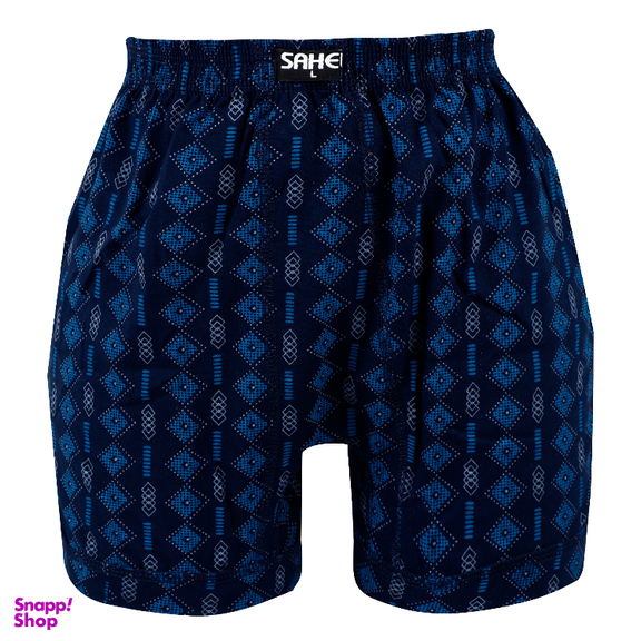 شورت مردانه ساحل مدل پادار چاپی کد 266 بسته 6 عددی