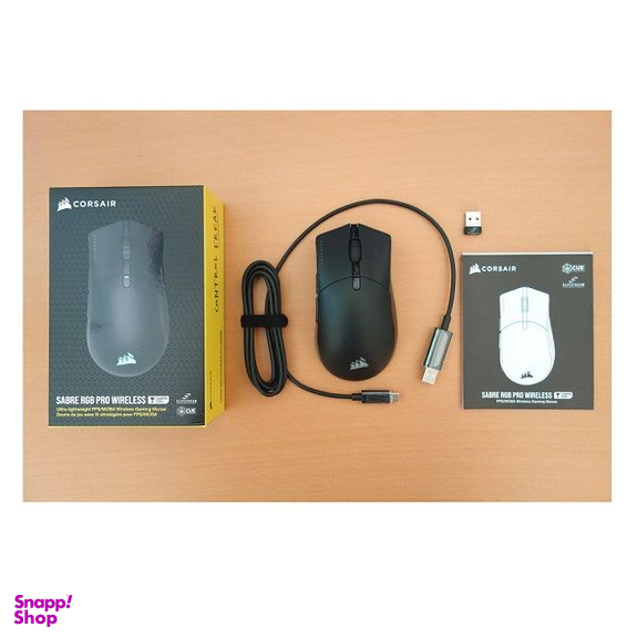 ماوس بی سیم مخصوص بازی کورسیر مدل SABRE PRO RGB WIRELESS