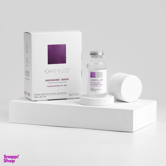 سرم پوست اورموس مدل نیاسینامید حجم 30 میلی لیتر